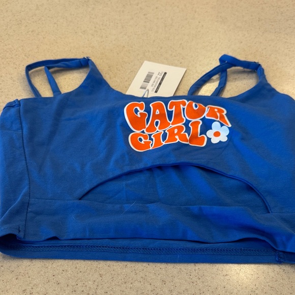Gator Girl Blue Kids Top - Picture 1 of 2